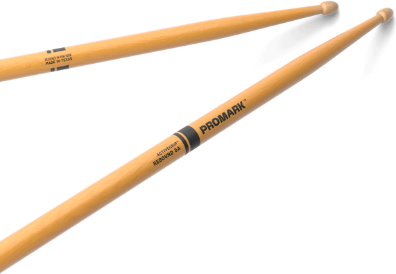 Pro Mark Rebound 5a Activegrip Clear Hickory - Baquetas para batería - Main picture