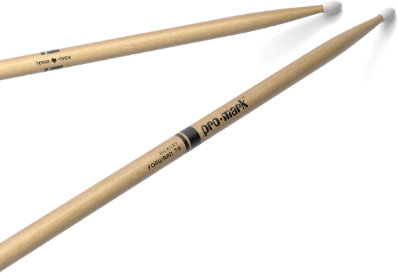 Pro Mark Tx7an Hickory Olive Nylon 7an - Baquetas para batería - Main picture