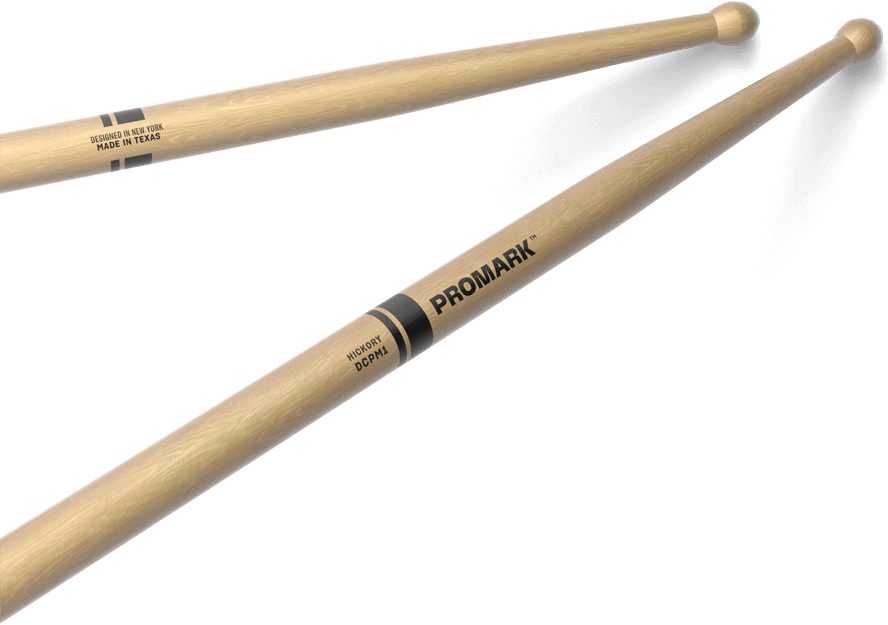 Pro Mark Txdcpm1w Hickory Marching Drumstick, Wood Tip - Baquetas para batería - Main picture