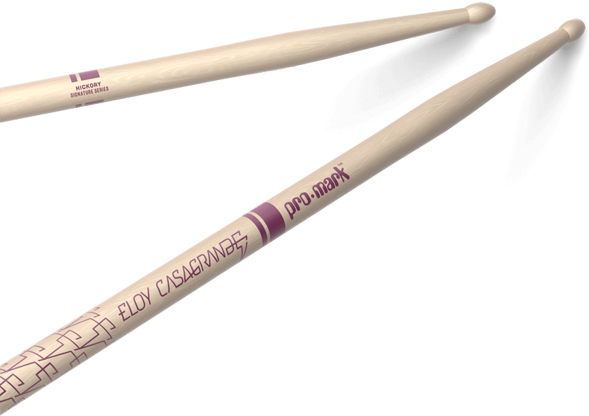 Pro Mark Txecw Eloy Casagrande Signature Raw Hickory Drumstick, Wood Tip - Baquetas para batería - Main picture