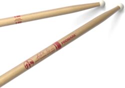 Baquetas para batería Pro mark Baguettes de fanfare BYOS signature « Scrapes », olive en nylon