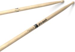 Baquetas para batería Pro mark Classic Attack 7A Shira Kashi Oak Drumstick, Oval Wood Tip