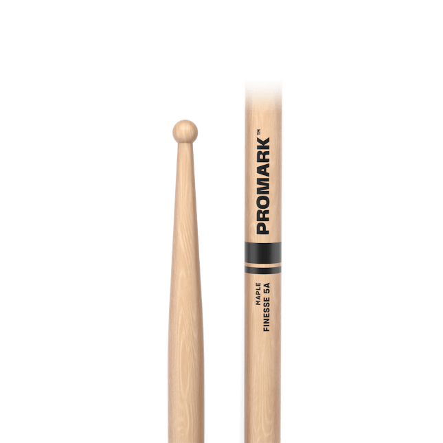 Pro Mark Finesse 5a Maple Drumstick, Small Round Wood Tip - Baquetas para batería - Variation 4
