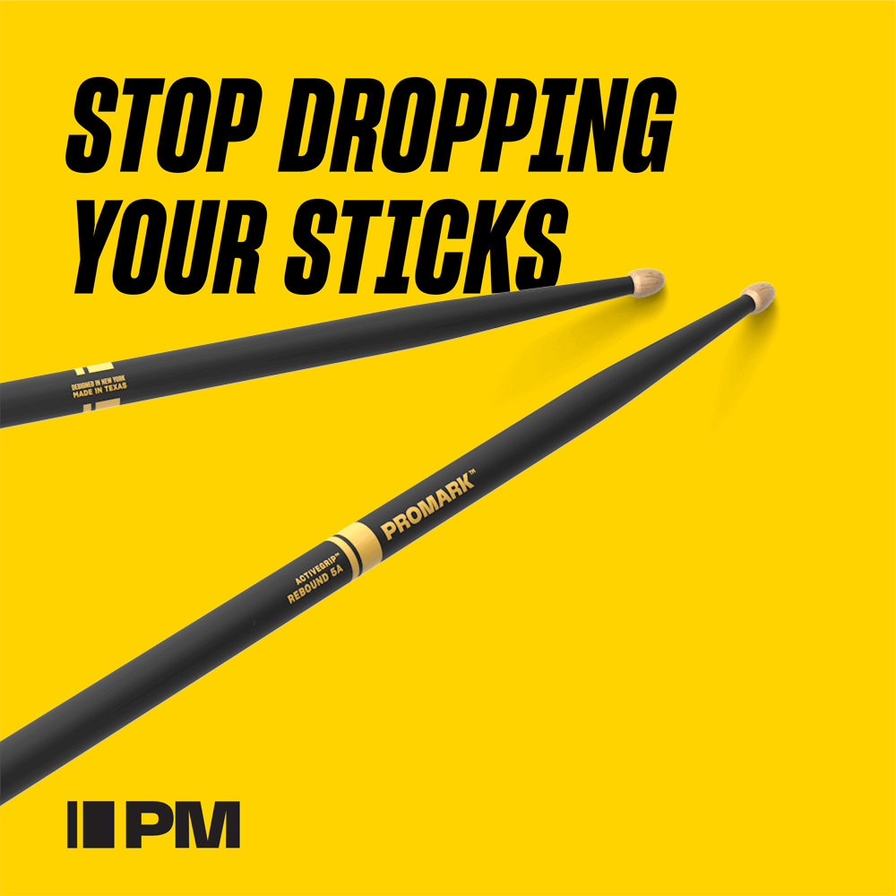 Pro Mark R5abag Rebound 5ab Activegrip Hickory Drumstick, Acorn Wood Tip - Baquetas para batería - Variation 1