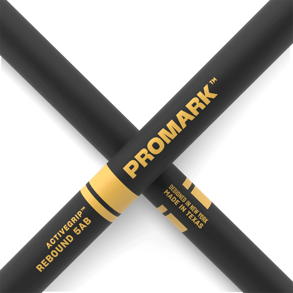 Pro Mark R5abag Rebound 5ab Activegrip Hickory Drumstick, Acorn Wood Tip - Baquetas para batería - Variation 7