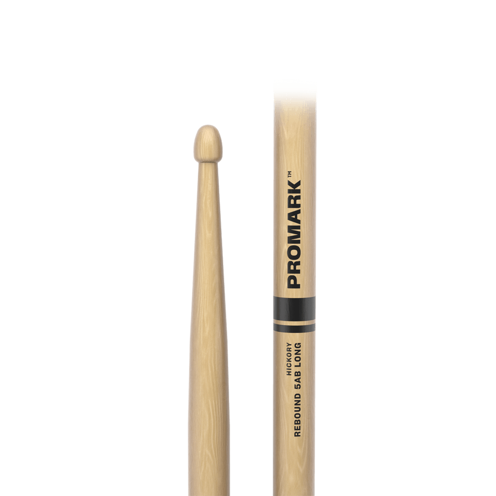 Pro Mark Rbh580law Rebound 5ab Long Hickory Drumstick, Acorn Wood Tip - Baquetas para batería - Variation 4