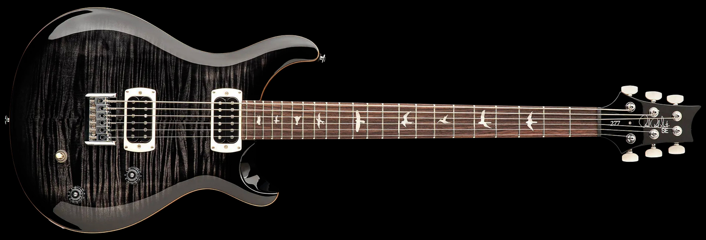Prs 277 Se (wing Tuners) Baritone 2h Ht Eb - Charcoal Burst - Guitarra eléctrica barítono - Variation 2