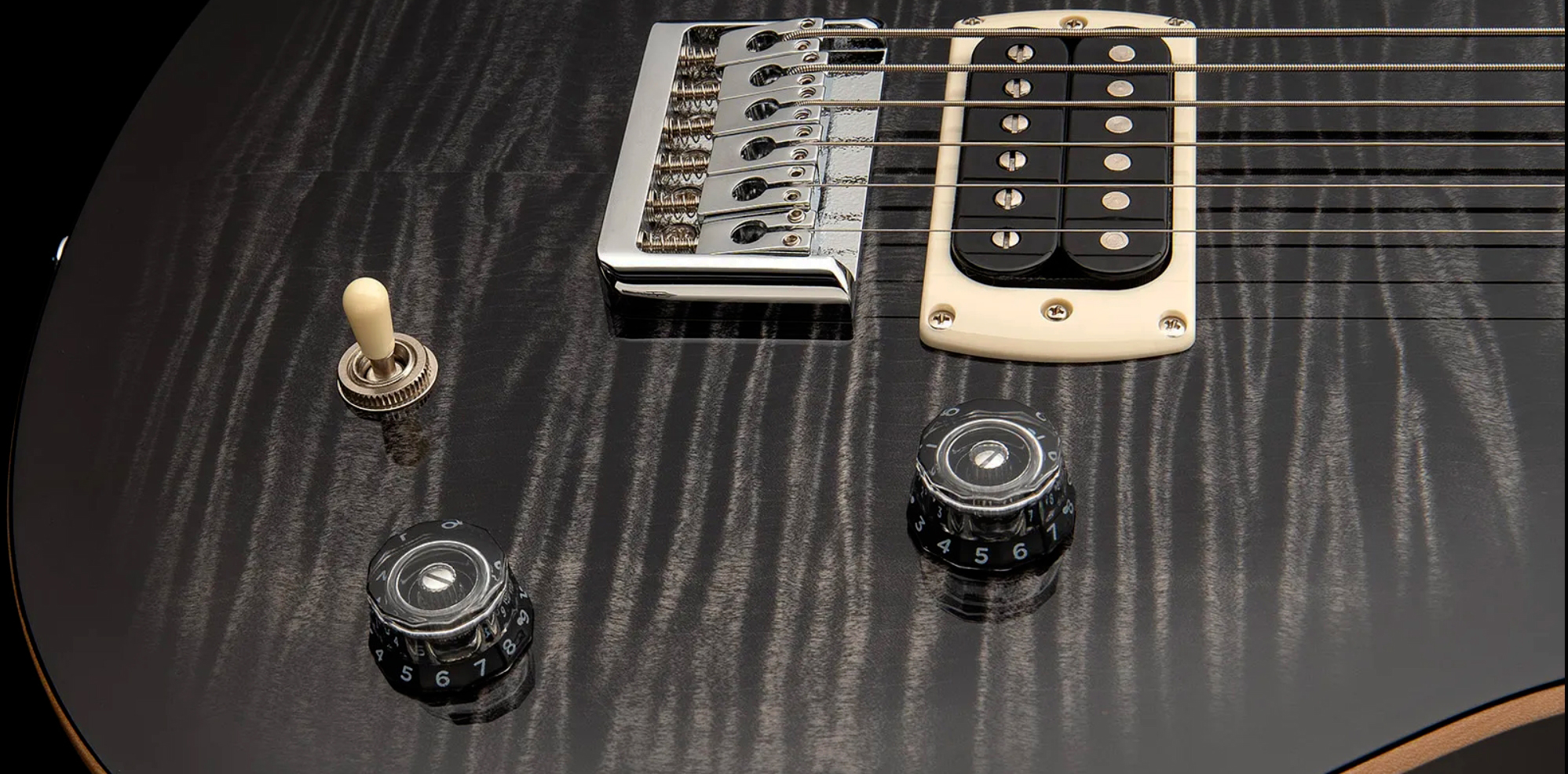 Prs 277 Se (wing Tuners) Baritone 2h Ht Eb - Charcoal Burst - Guitarra eléctrica barítono - Variation 4