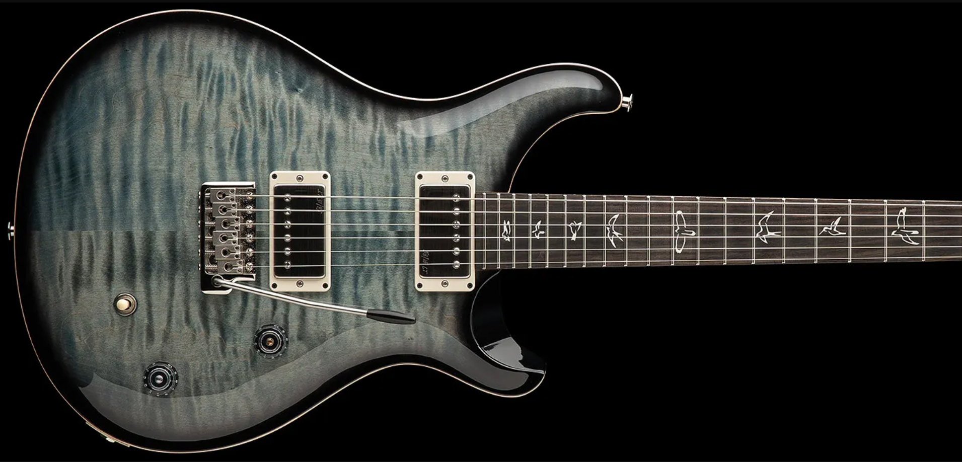 Prs Ce 22 Bolt-on Usa Ltd 2h Trem Rw - Faded Blue Smokeburst - Guitarra eléctrica de doble corte - Variation 2