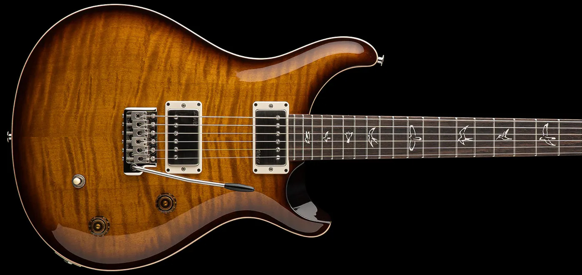 Prs Ce 22 Bolt-on Usa Ltd 2h Trem Rw - Black Amber - Guitarra eléctrica de doble corte - Variation 2