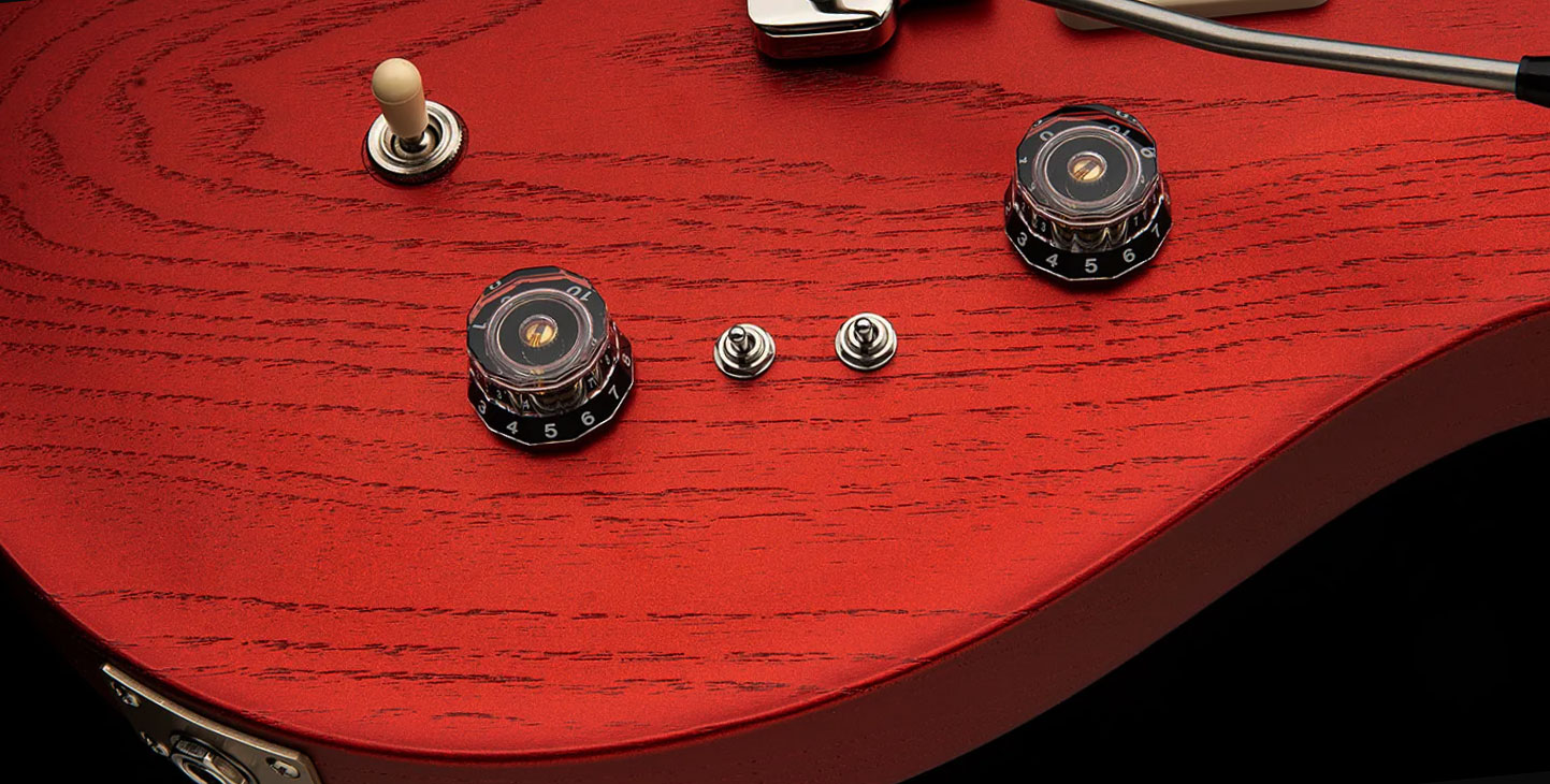 Prs Ce 24-08 Swamp Ash Ltd Bolt-on Usa 2h Trem Rw - Red Apple Metallic - Guitarra eléctrica de doble corte - Variation 2