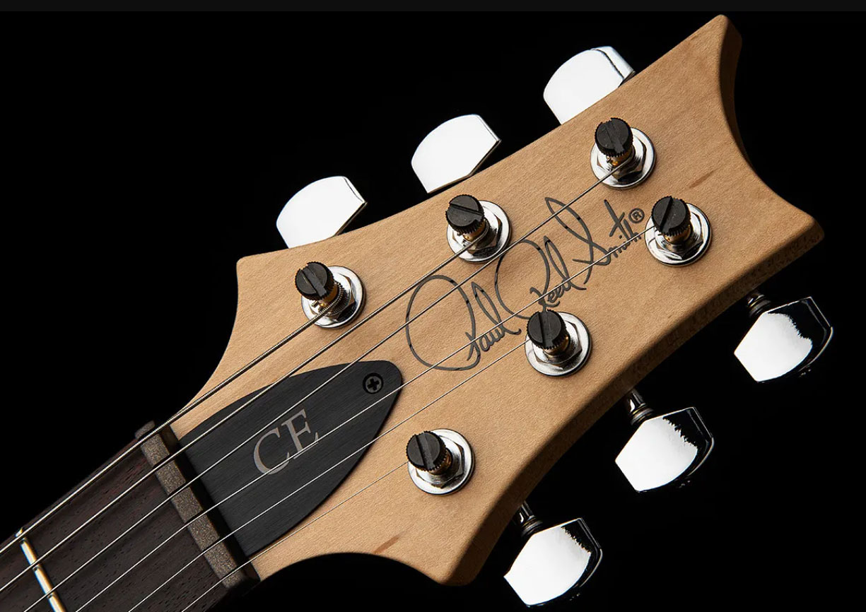 Prs Ce 24-08 Swamp Ash Ltd Bolt-on Usa 2h Trem Rw - Frost Blue Metallic - Guitarra eléctrica de doble corte - Variation 3
