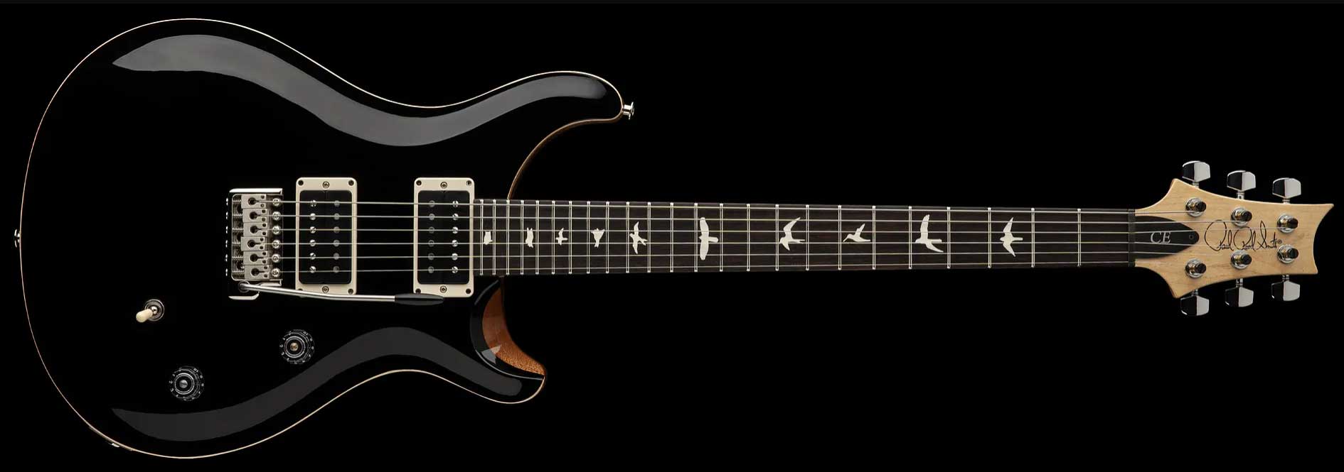 Prs Ce 24 Bolt-on Usa 2h Trem Rw - Black - Guitarra eléctrica de doble corte - Variation 2