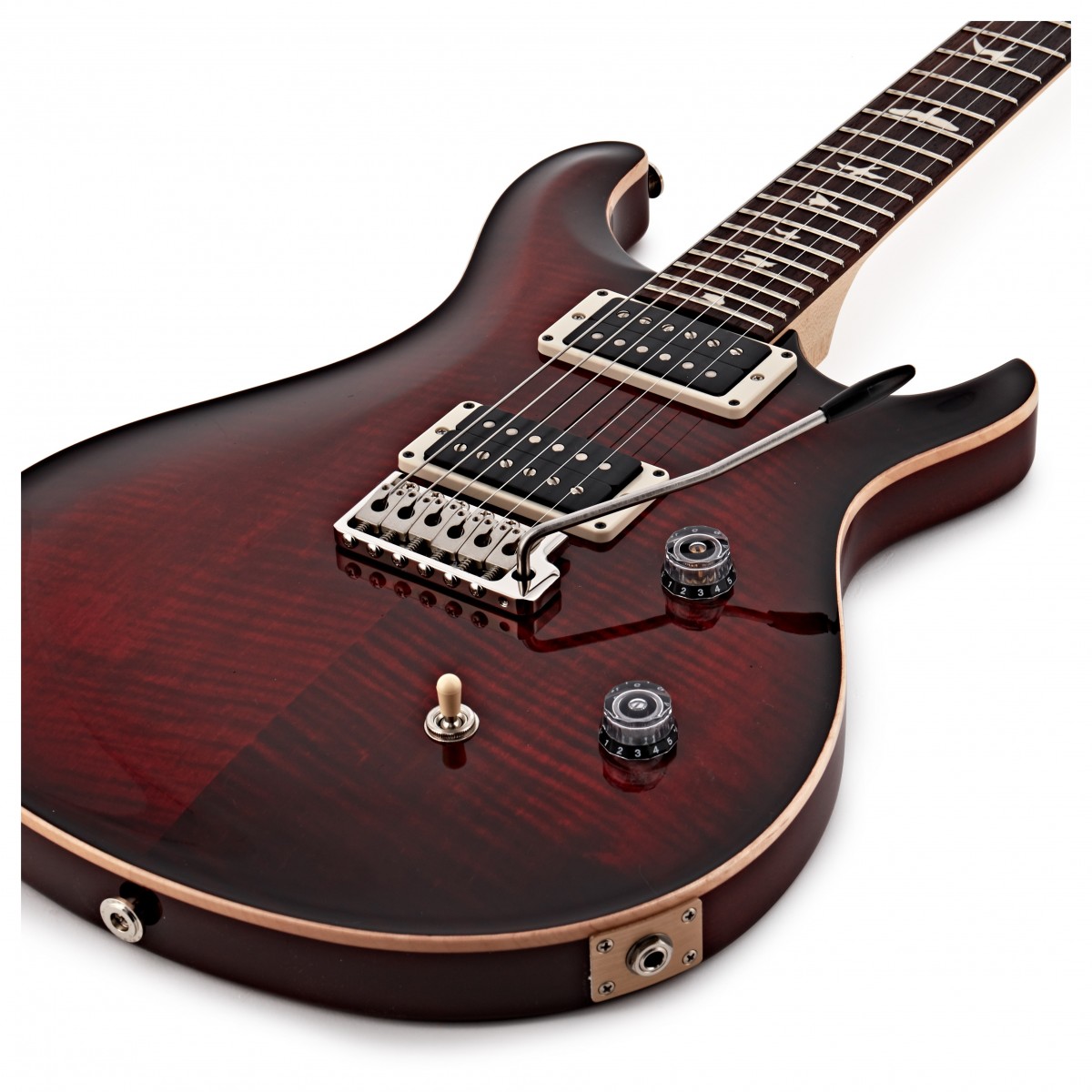 Prs Ce 24 Bolt-on Usa Hh Trem Rw - Fire Red Burst - Guitarra eléctrica de doble corte - Variation 3