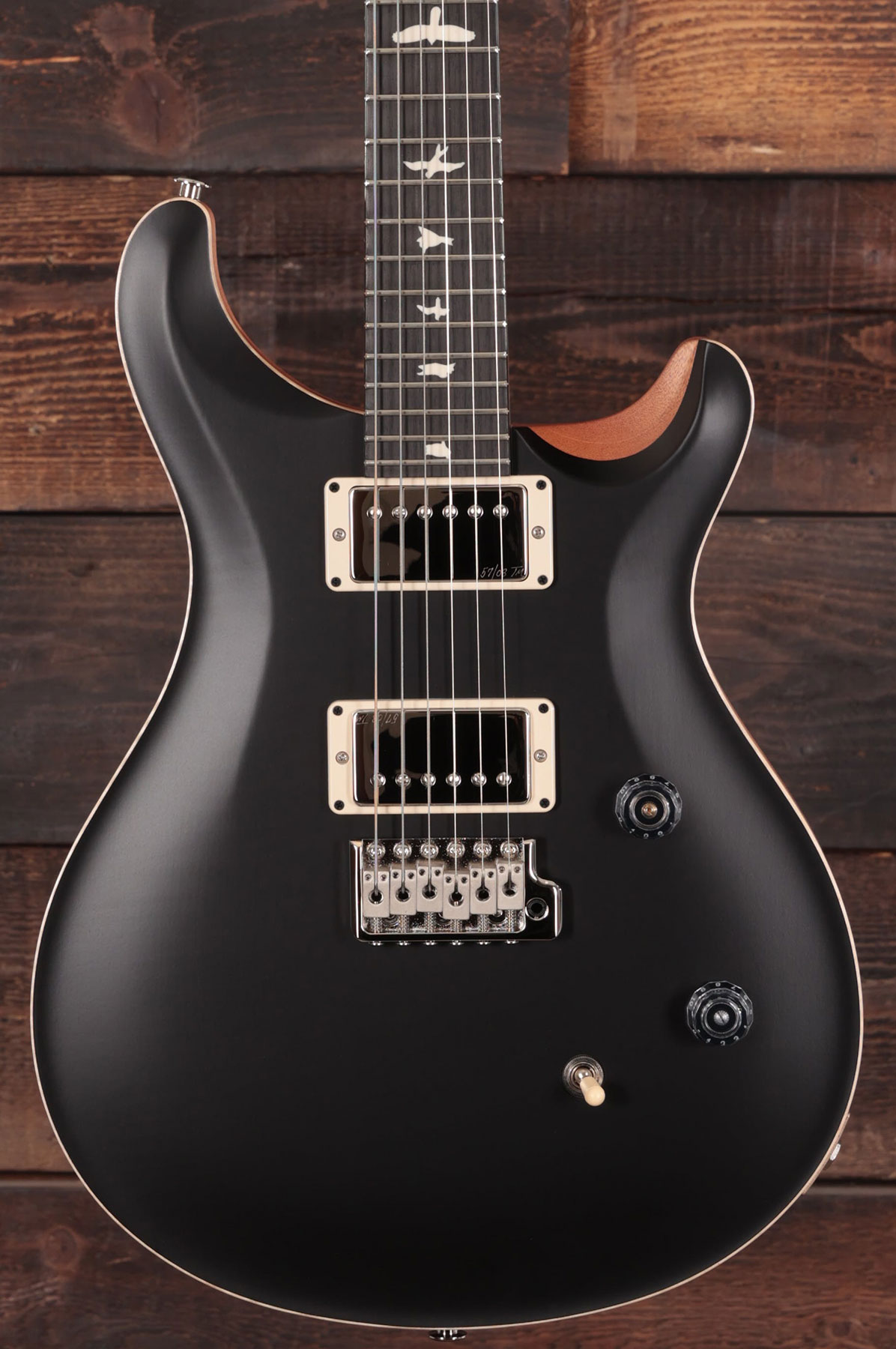 Prs Ce 24 Satin Bolt-on Usa Ltd 2h Trem Rw - Black - Guitarra eléctrica de doble corte - Variation 1