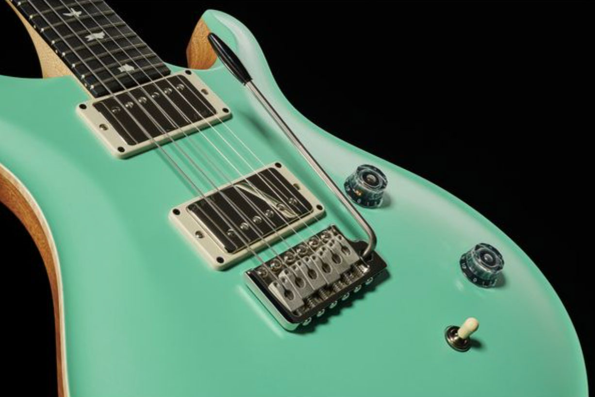 Prs Ce 24 Satin Bolt-on Usa Ltd 2h Trem Rw - Seafoam Green - Guitarra eléctrica de doble corte - Variation 2