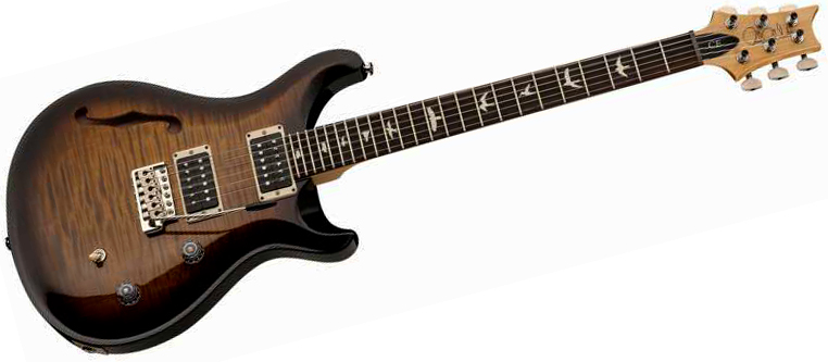 Prs Ce 24 Semi-hollow Bolt-on Usa 2h Trem Rw - Black Amber - Guitarra eléctrica semi caja - Variation 1