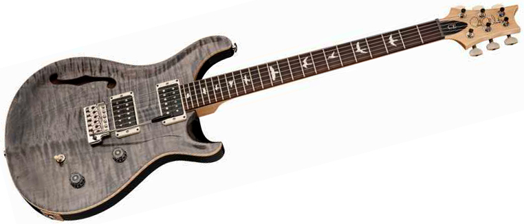 Prs Ce 24 Semi-hollow Bolt-on Usa 2h Trem Rw - Faded Gray Black - Guitarra eléctrica semi caja - Variation 1