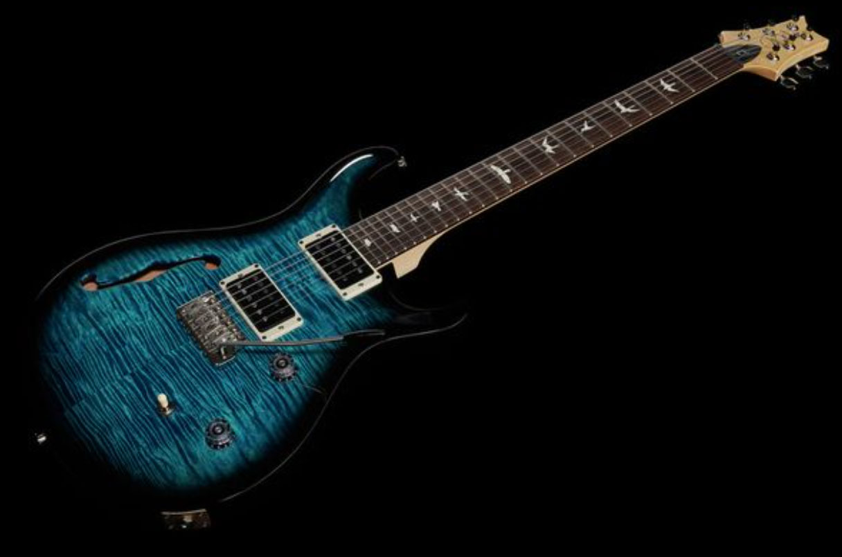 Prs Ce 24 Semi-hollow Bolt-on Usa Hh Trem Rw - Faded Blue Smokeburst - Guitarra eléctrica de doble corte - Variation 1