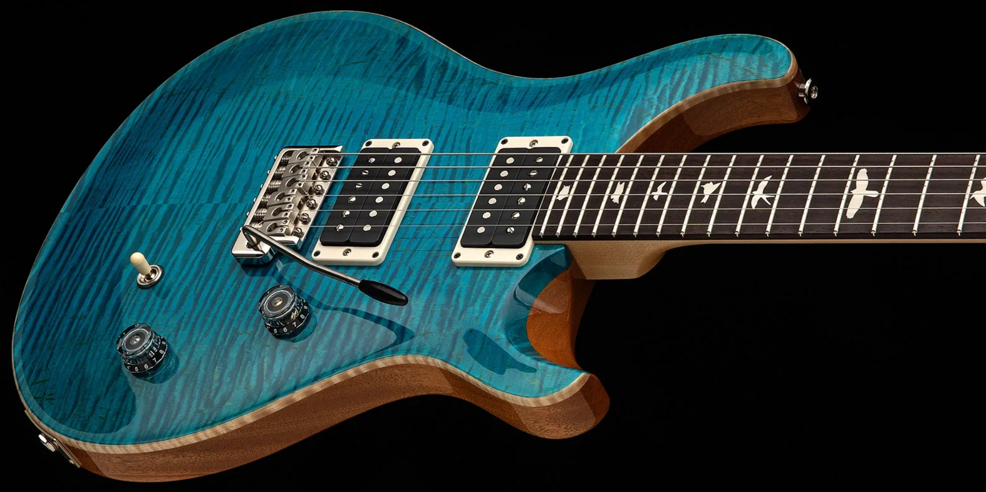 Prs Ce24 Bolt-on Usa 2h 85/15 Trem Rw - Carroll Blue - Guitarra eléctrica de doble corte - Variation 2