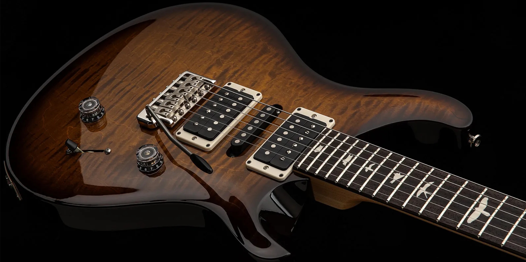 Prs Ce24 Special Ltd Bolt-on Usa Hsh Trem Rw - Black Amber - Guitarra eléctrica de doble corte - Variation 3