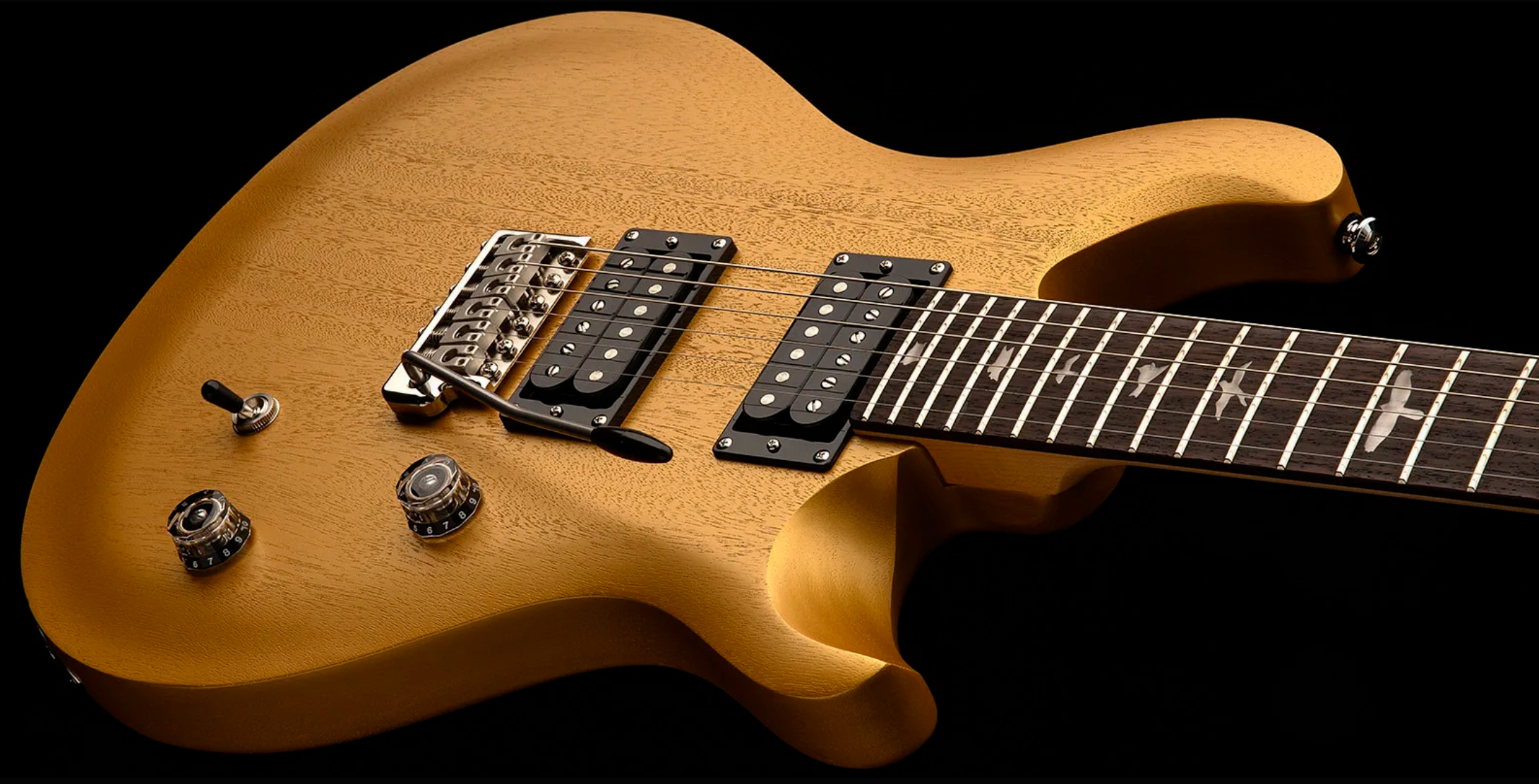 Prs Ce24 Standard Satin Wing Tuners Se Bolt-on 2h Trem Rw - Metallic Gold - Guitarra eléctrica de doble corte - Variation 2
