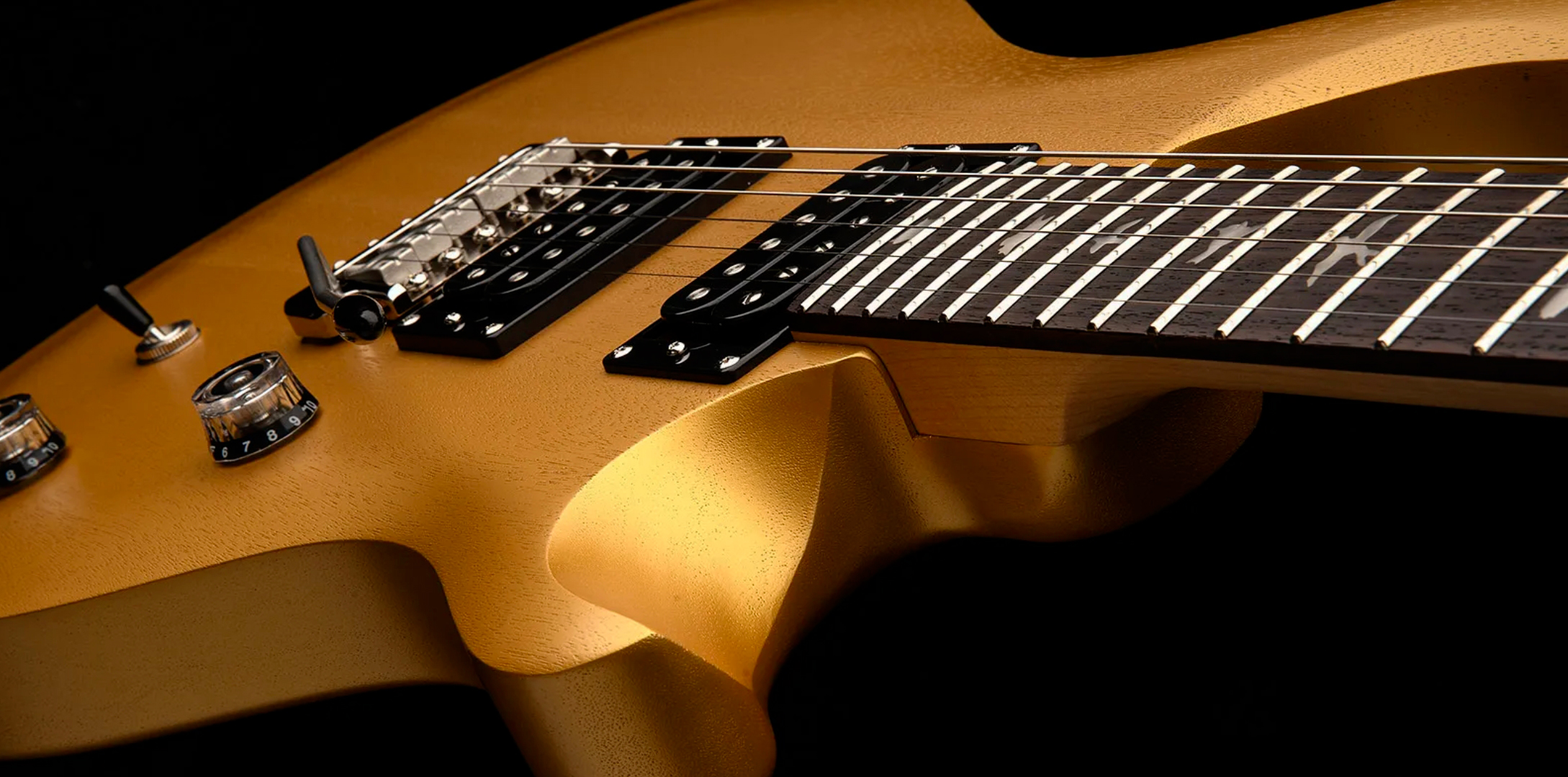 Prs Ce24 Standard Satin Wing Tuners Se Bolt-on 2h Trem Rw - Metallic Gold - Guitarra eléctrica de doble corte - Variation 3