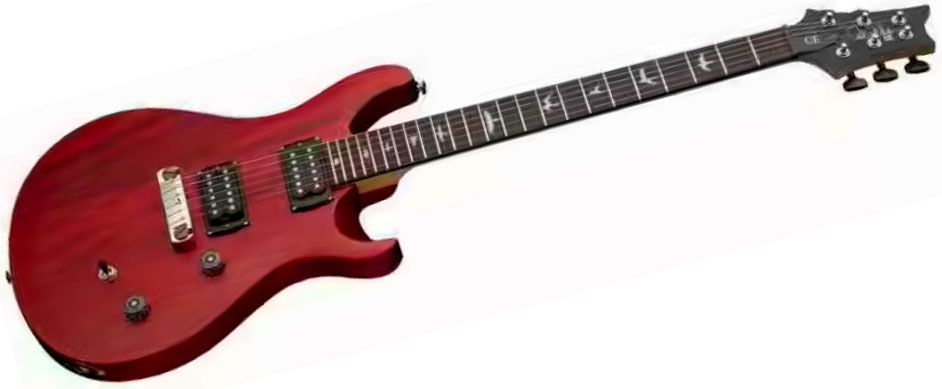 Prs Ce24 Standard Stoptail Satin Se Bolt-on 2h Trem Rw - Vintage Cherry - Guitarra eléctrica de doble corte - Variation 2
