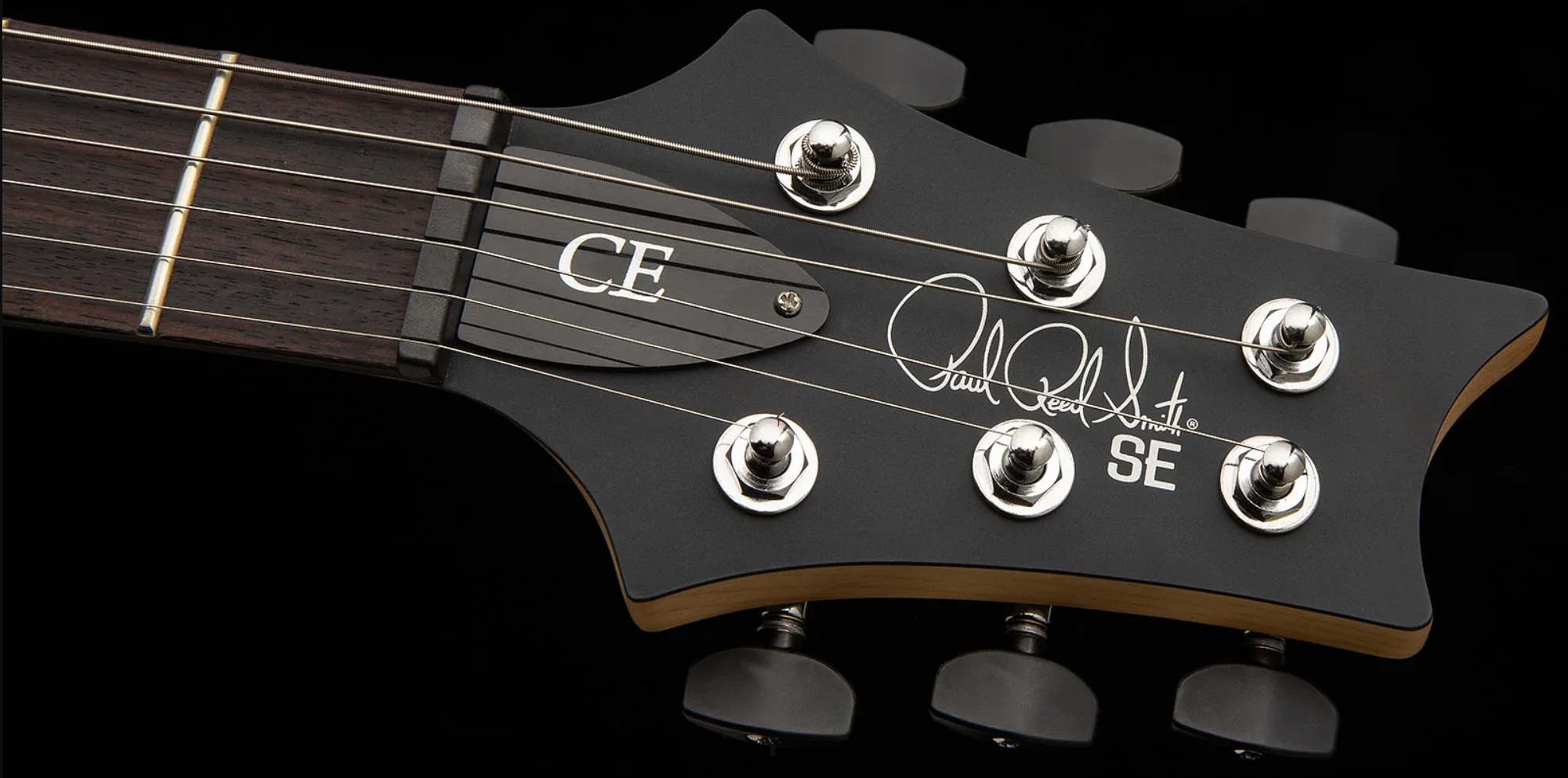 Prs Ce24 Standard Stoptail Satin Se Bolt-on 2h Trem Rw - Charcoal Burst - Guitarra eléctrica de doble corte - Variation 5