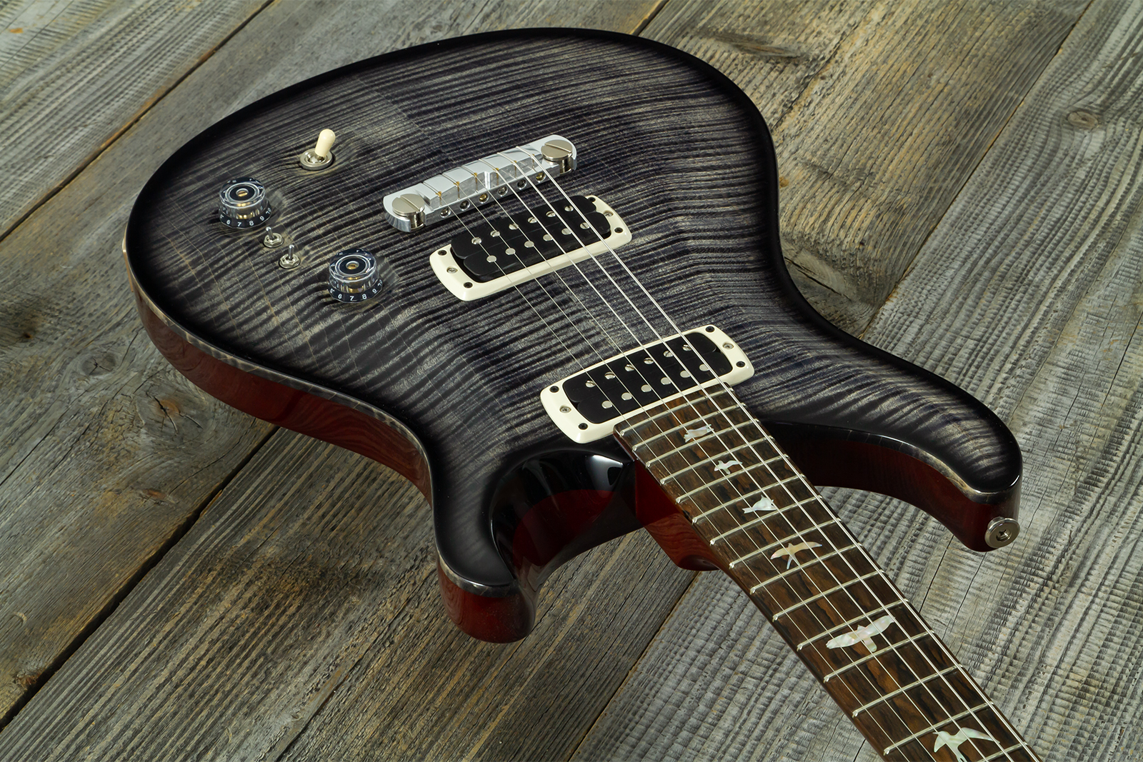 Prs Charcoal Phoenix Ltd Usa 2h Ht Rw - Grey - Guitarra eléctrica con forma de str. - Variation 10