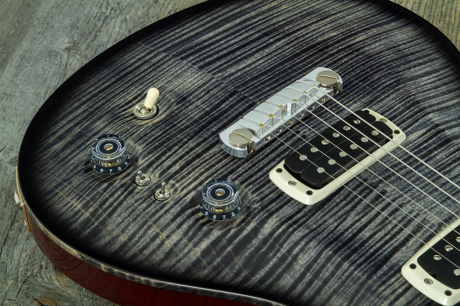Prs Charcoal Phoenix Ltd Usa 2h Ht Rw - Grey - Guitarra eléctrica con forma de str. - Variation 11