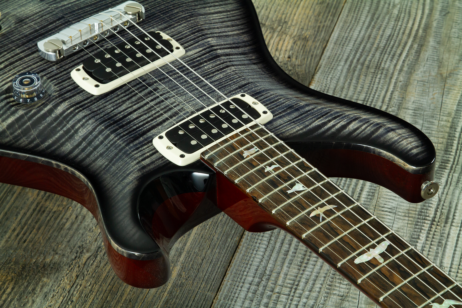 Prs Charcoal Phoenix Ltd Usa 2h Ht Rw - Grey - Guitarra eléctrica con forma de str. - Variation 12