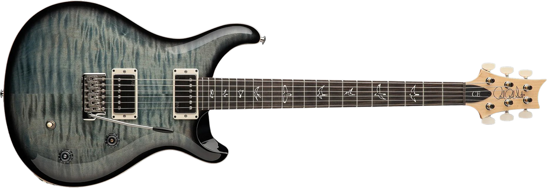 Prs Ce 22 Bolt-on Usa Ltd 2h Trem Rw - Faded Blue Smokeburst - Guitarra eléctrica de doble corte - Main picture