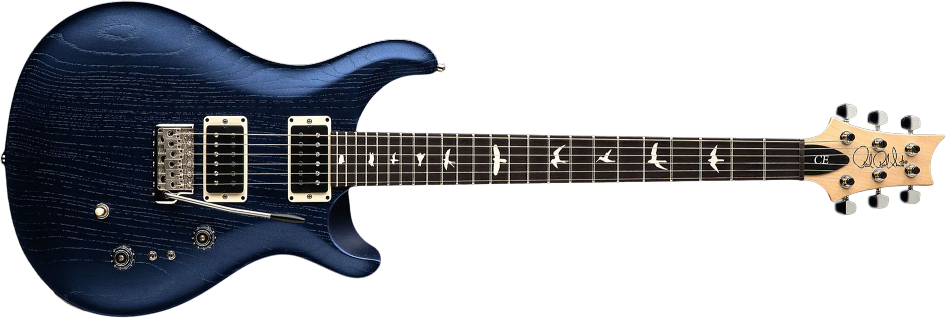 Prs Ce 24-08 Swamp Ash Ltd Bolt-on Usa 2h Trem Rw - Metallic Midnight - Guitarra eléctrica de doble corte - Main picture