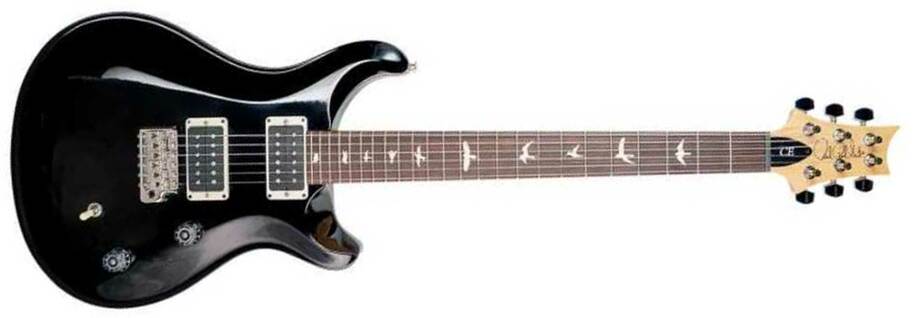 Prs Ce 24 Bolt-on Usa 2h Trem Rw - Black - Guitarra eléctrica de doble corte - Main picture