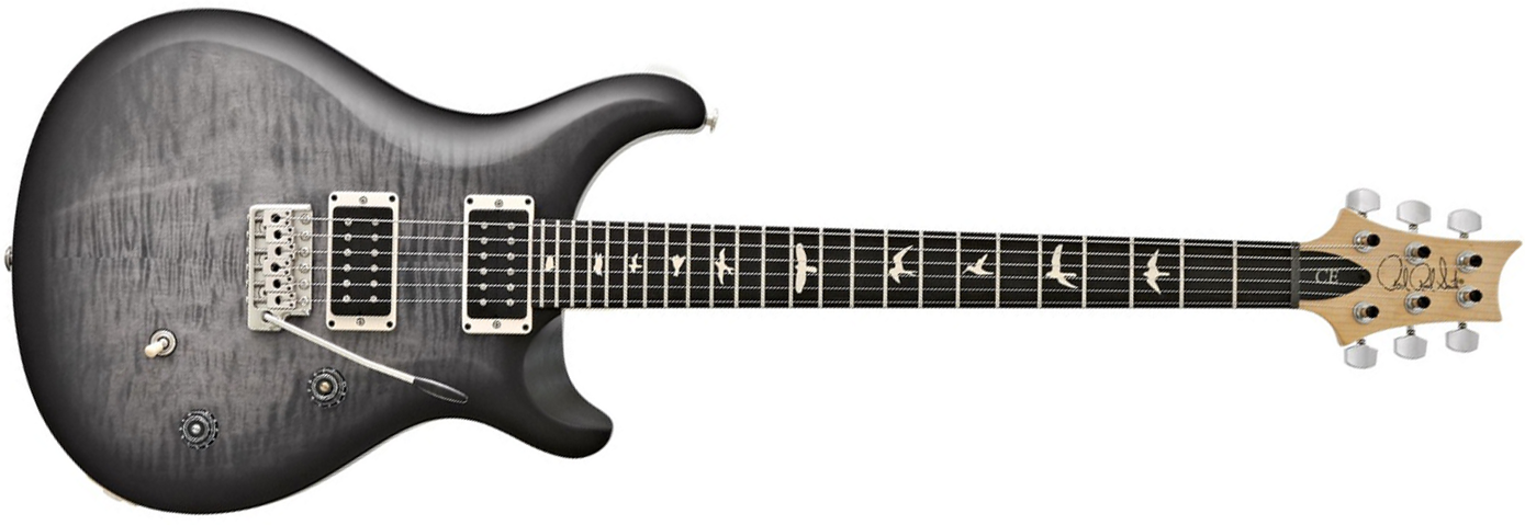 Prs Ce 24 Bolt-on Usa Hh Trem Rw - Faded Gray Black - Guitarra eléctrica de doble corte - Main picture