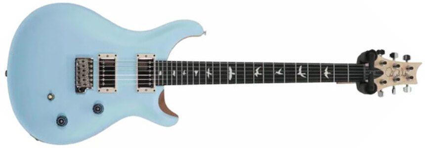 Prs Ce 24 Satin Bolt-on Usa Ltd 2h Trem Rw - Powder Blue - Guitarra eléctrica de doble corte - Main picture