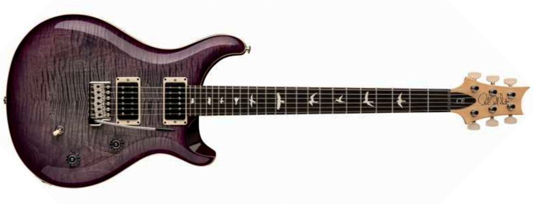 Prs Ce24 Bolt-on Usa 2h 85/15 Trem Rw - Faded Gray Black Purple Burst - Guitarra eléctrica de doble corte - Main picture