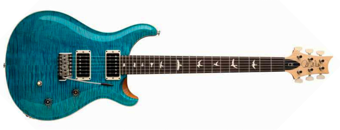Prs Ce24 Bolt-on Usa 2h 85/15 Trem Rw - Carroll Blue - Guitarra eléctrica de doble corte - Main picture