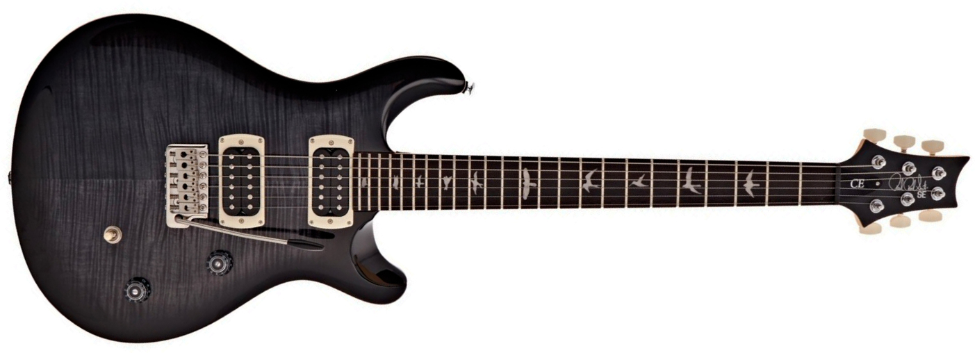 Prs Ce24 Se 2h Trem  Rw - Charcoal Burst - Guitarra eléctrica de doble corte - Main picture