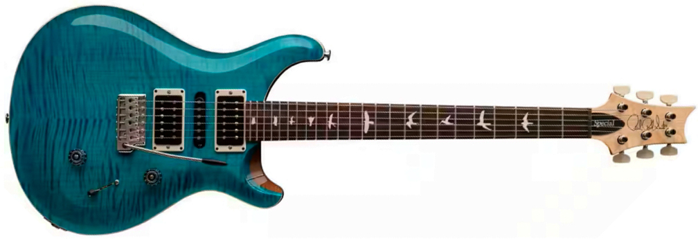 Prs Ce24 Special Ltd Bolt-on Usa 2h 85/15 Trem Rw - Carroll Blue - Guitarra eléctrica de doble corte - Main picture