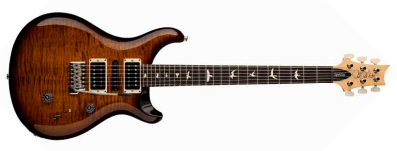 Prs Ce24 Special Ltd Bolt-on Usa Hsh Trem Rw - Black Amber - Guitarra eléctrica de doble corte - Main picture