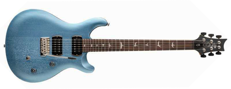 Prs Ce24 Standard Satin Wing Tuners Se Bolt-on 2h Trem Rw - Ice Blue Metallic - Guitarra eléctrica de doble corte - Main picture
