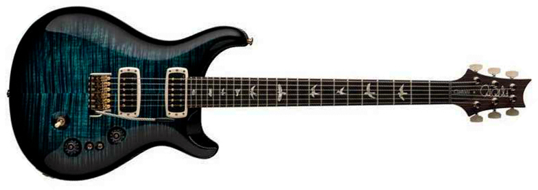 Prs Custom 24-08 Usa 2h Tci Trem Rw - Cobalt Smokeburst - Guitarra eléctrica de doble corte - Main picture