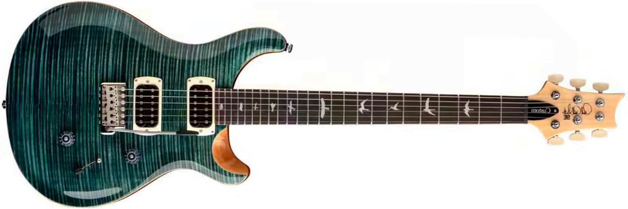 Prs Custom 24 Se 2h Trem Rw - Slate Blue - Guitarra eléctrica de doble corte - Main picture