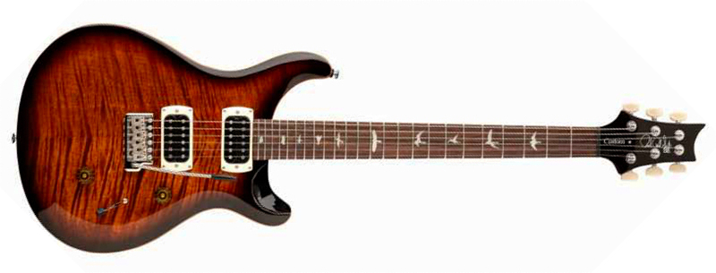 Prs Custom 24 Se 2h Trem Rw - Black Gold Burst - Guitarra eléctrica de doble corte - Main picture