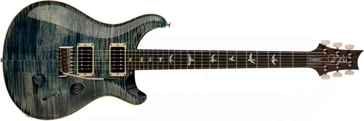 Prs Custom 24 Usa 2h Dmo Trem Rw - Faded Whale Blue - Guitarra eléctrica de doble corte - Main picture