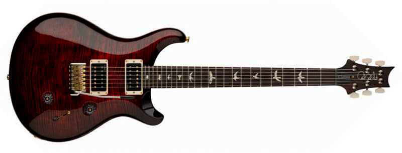 Prs Custom 24 Usa 2h Dmo Trem Rw - Fire Smokeburst - Guitarra eléctrica de doble corte - Main picture