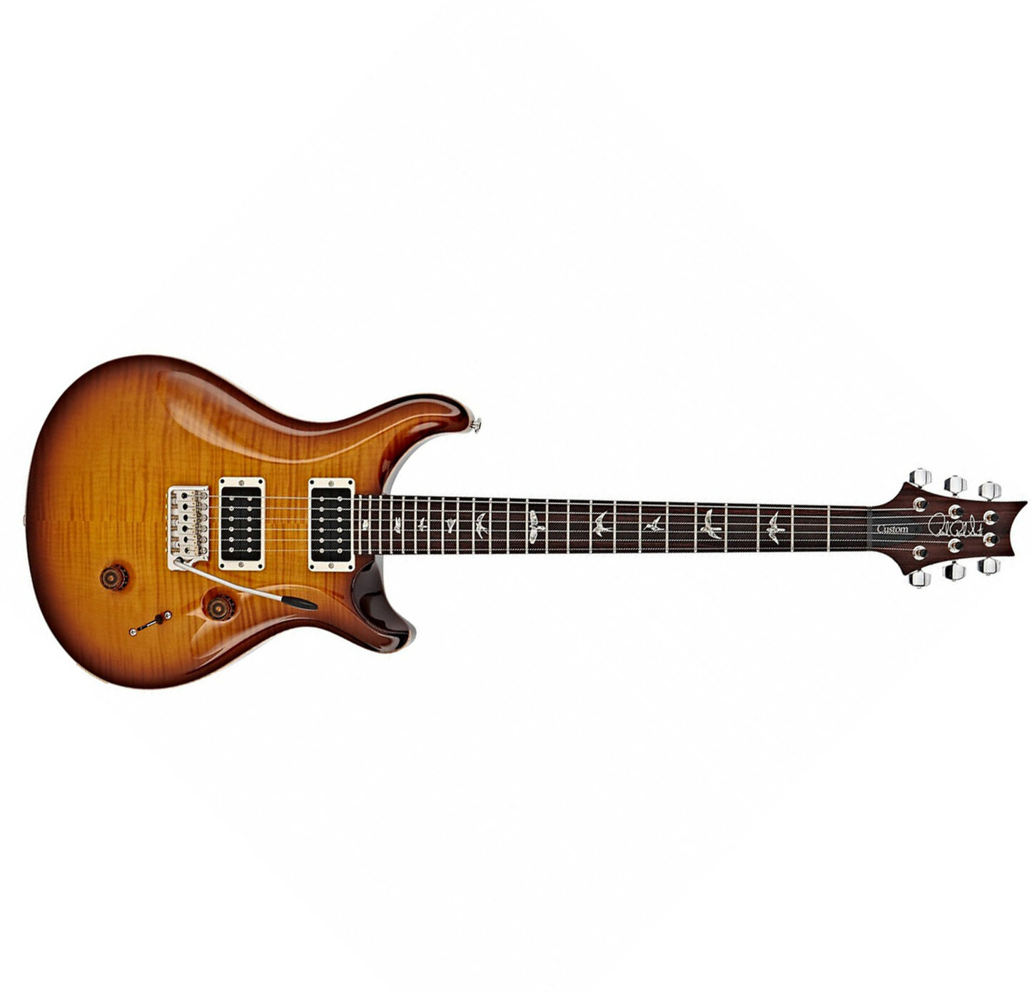 Prs Custom 24 Usa 2h Trem Rw - Mccarty Sunburst - Guitarra eléctrica de doble corte - Main picture