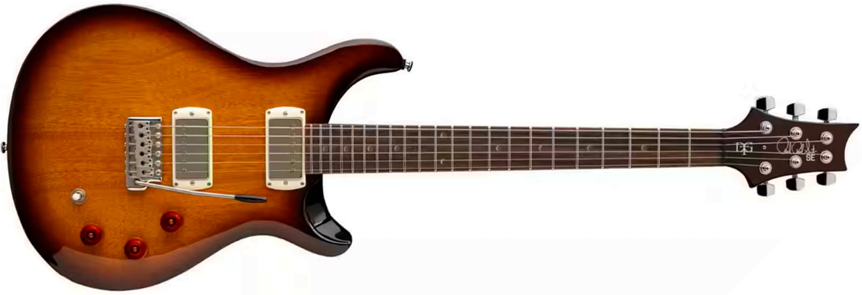 Prs David Grissom Dgt Standard Se Signature 2h Trem Rw - Mccarty Tobacco Sunburst - Guitarra eléctrica de doble corte - Main picture